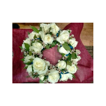 CORONCINA PER LAUREA, CON ROSE